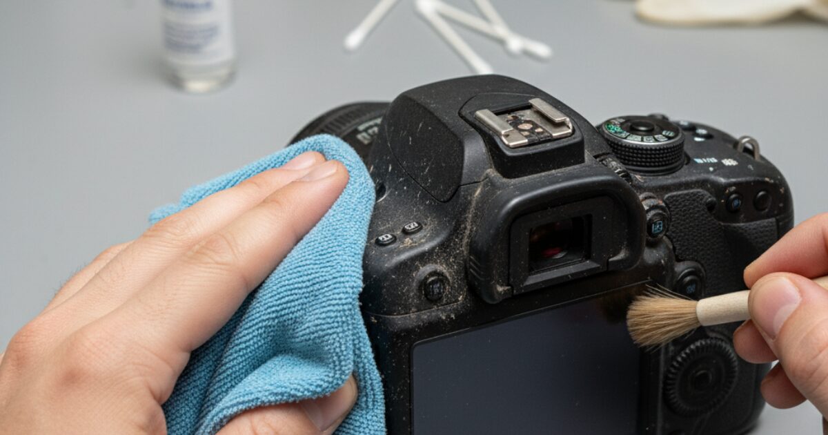 カメラのグリップがベタベタに！自宅でできる簡単な取り方と再発防止策