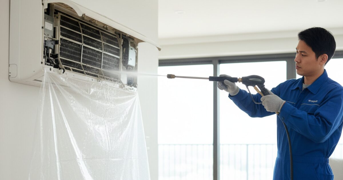 賃貸で10年以上経過したエアコンのクリーニング費用は誰が負担？大家への連絡と注意点5選