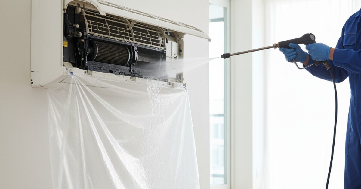 エアコンのカビはクリーニングで除去！放置リスクと対策の全知識