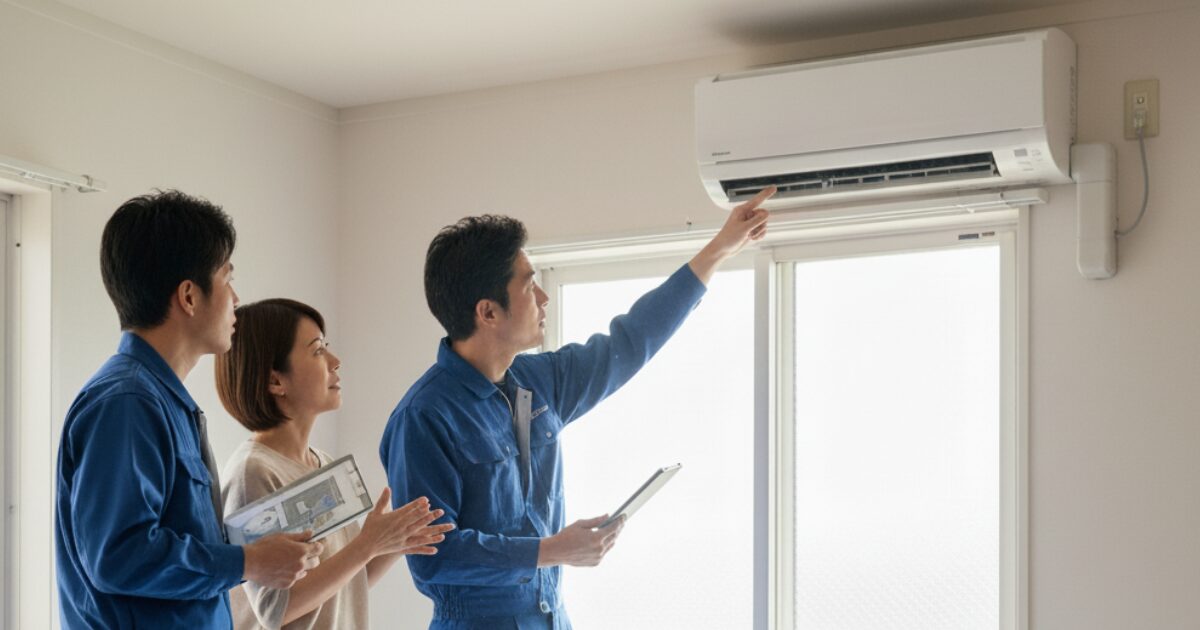エアコンの取り付け工事：立会い時の注意点9選と流れ、追加料金トラブルを防ぐ方法