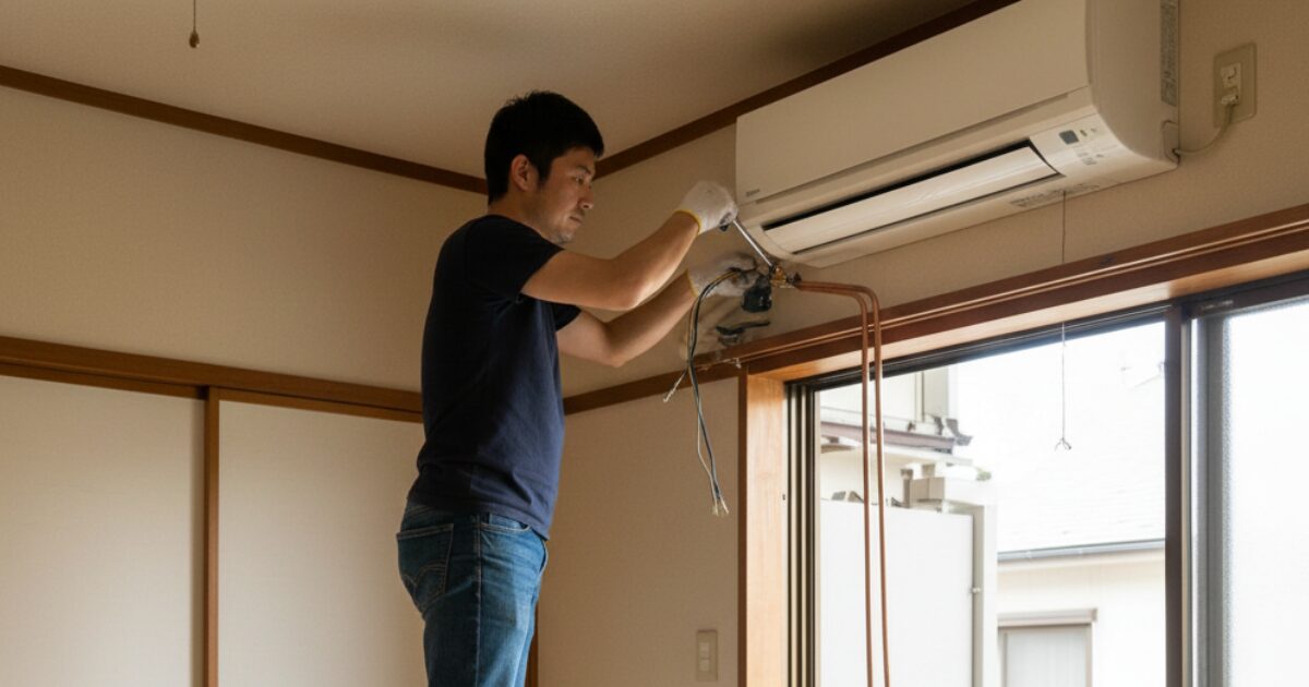 【DIY】エアコンの取り付けで真空引きしないのは危険！3つの故障リスクと正しい手順