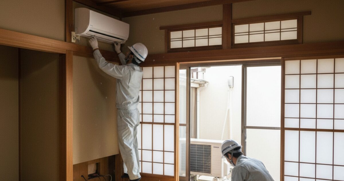 和室のエアコン取り付けで失敗しない！場所選び5選と費用相場