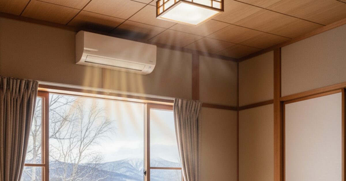 北海道のエアコン(暖房)：1ヶ月の電気代の平均と節約術5選