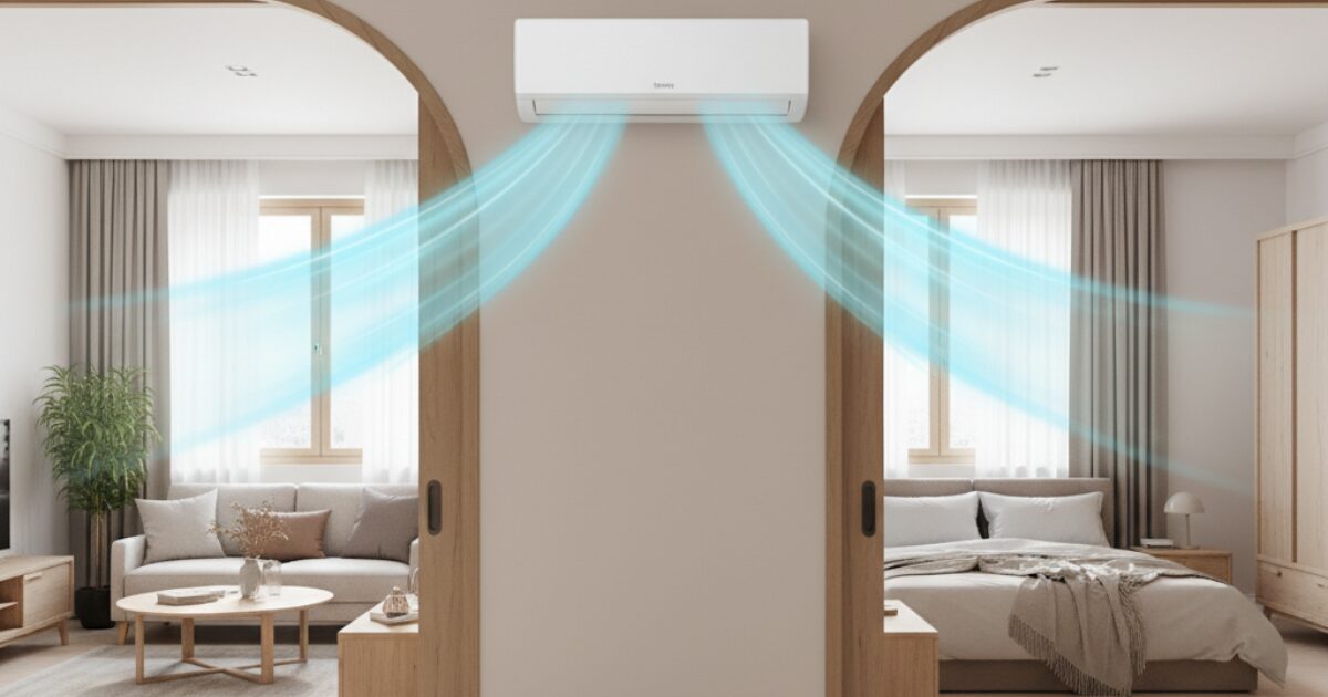 エアコン一台で二部屋を冷暖房する場合の電気代は？節約を実現する5つの賢い使い方