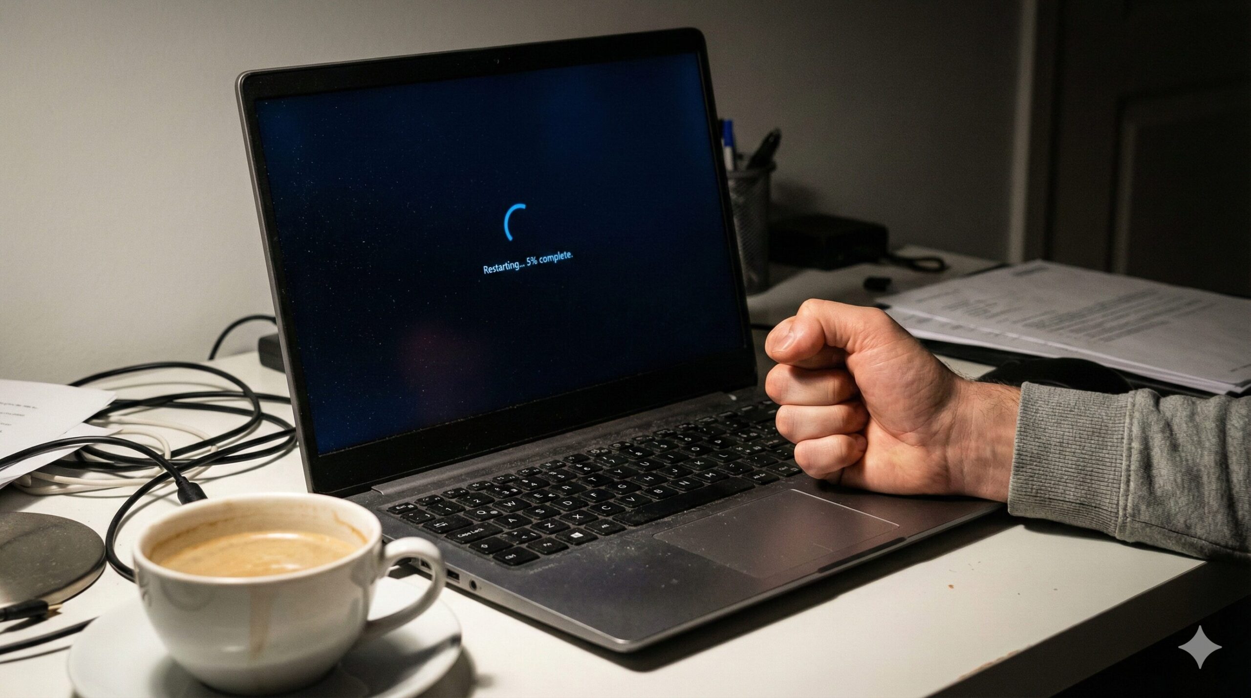 パソコンの再起動が長い！終わらない原因と劇的に速くする5つの対処法