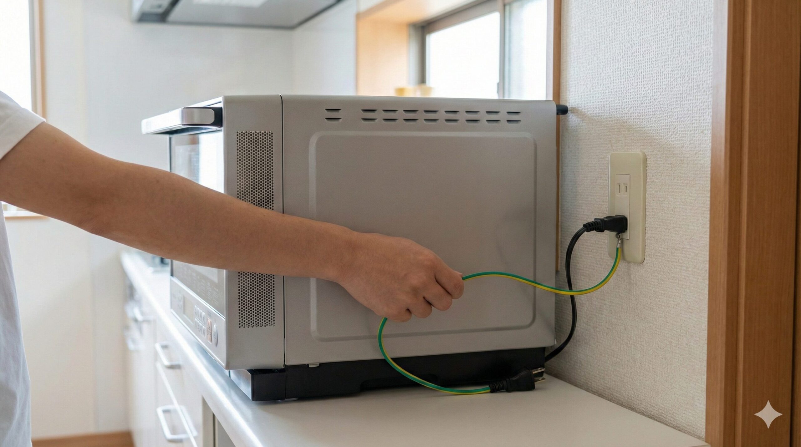 電子レンジのアース線の外し方！3分で完了する手順と抜けない時の対処法