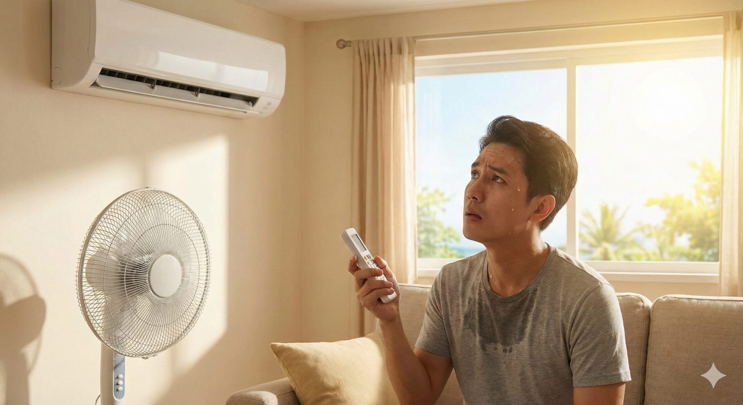 クーラーから冷たい風が出ない！自分で直す5つの対処法と修理判断基準