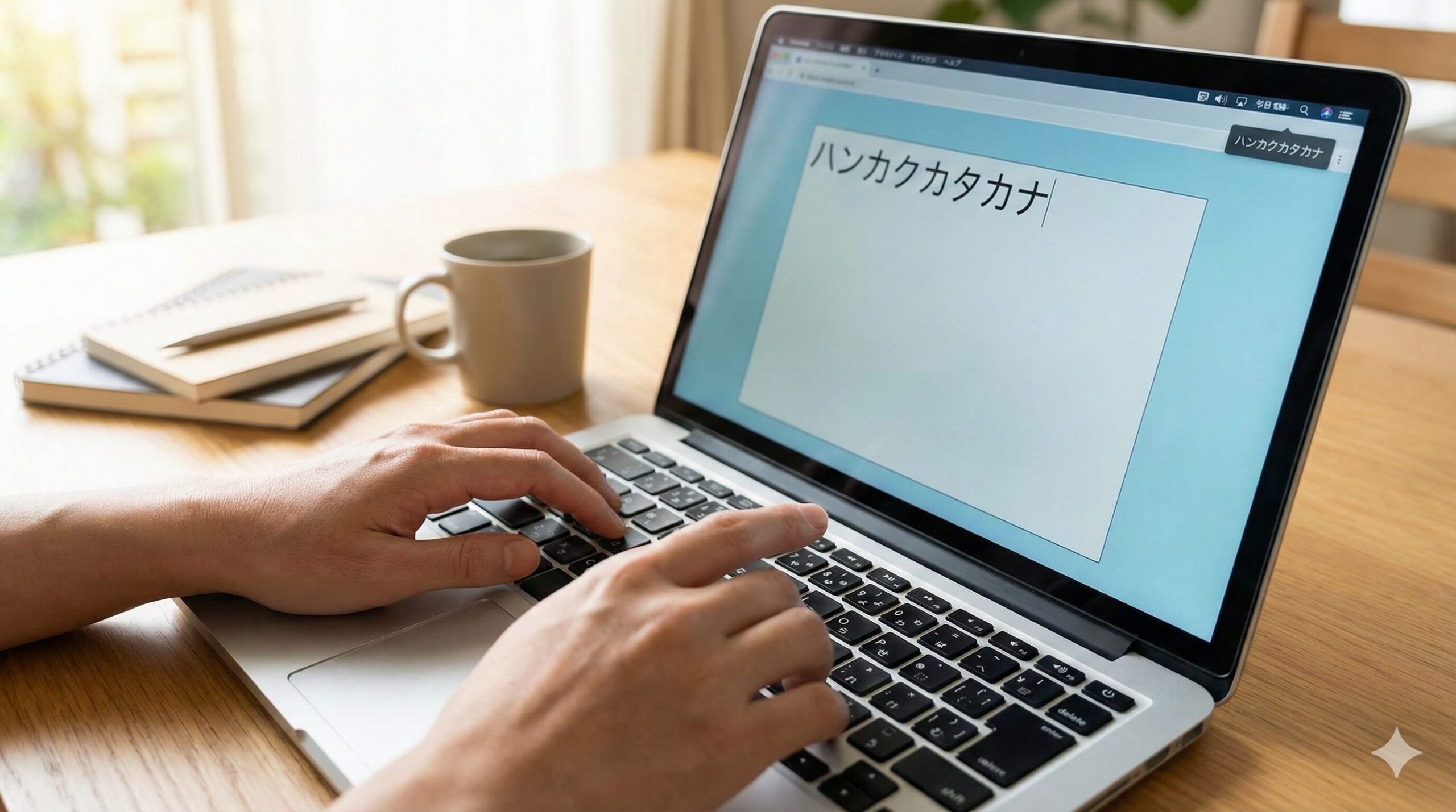 パソコンで半角カタカナを出す3つの方法！F8や小文字の打ち方