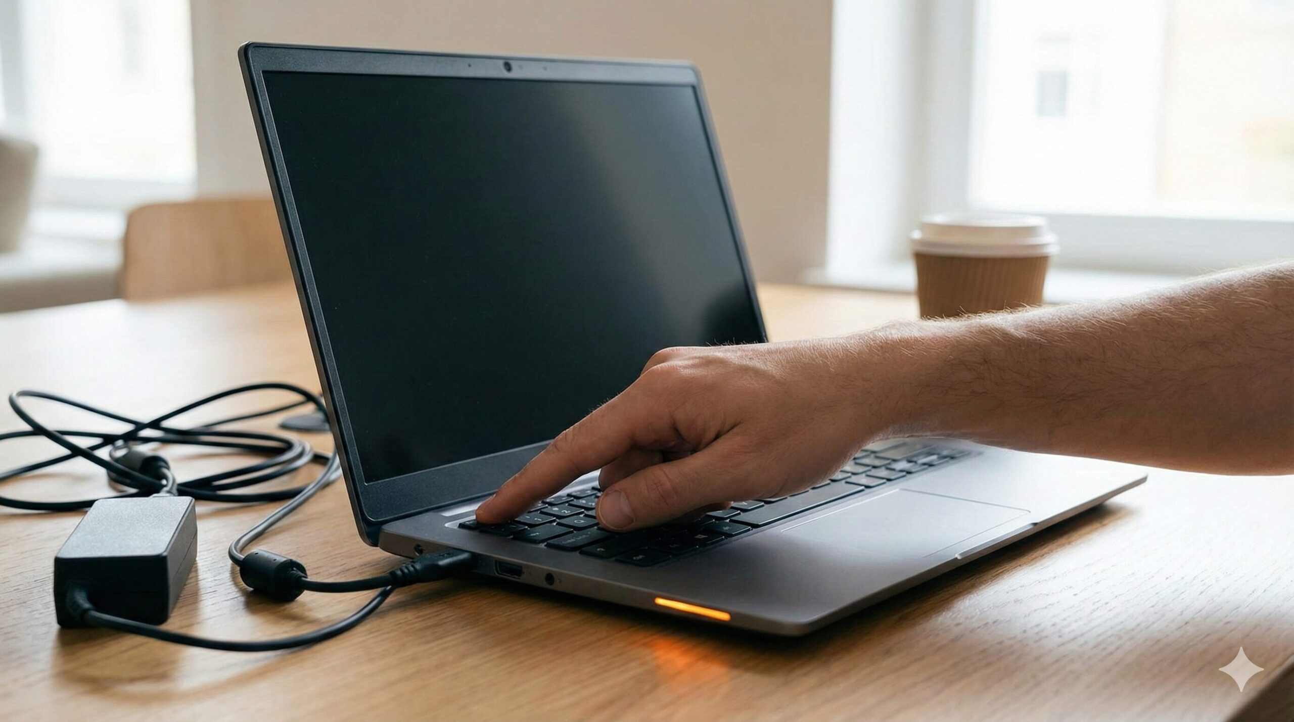 パソコンの充電ランプはつくのに電源がつかない！自力で直す7つの手順