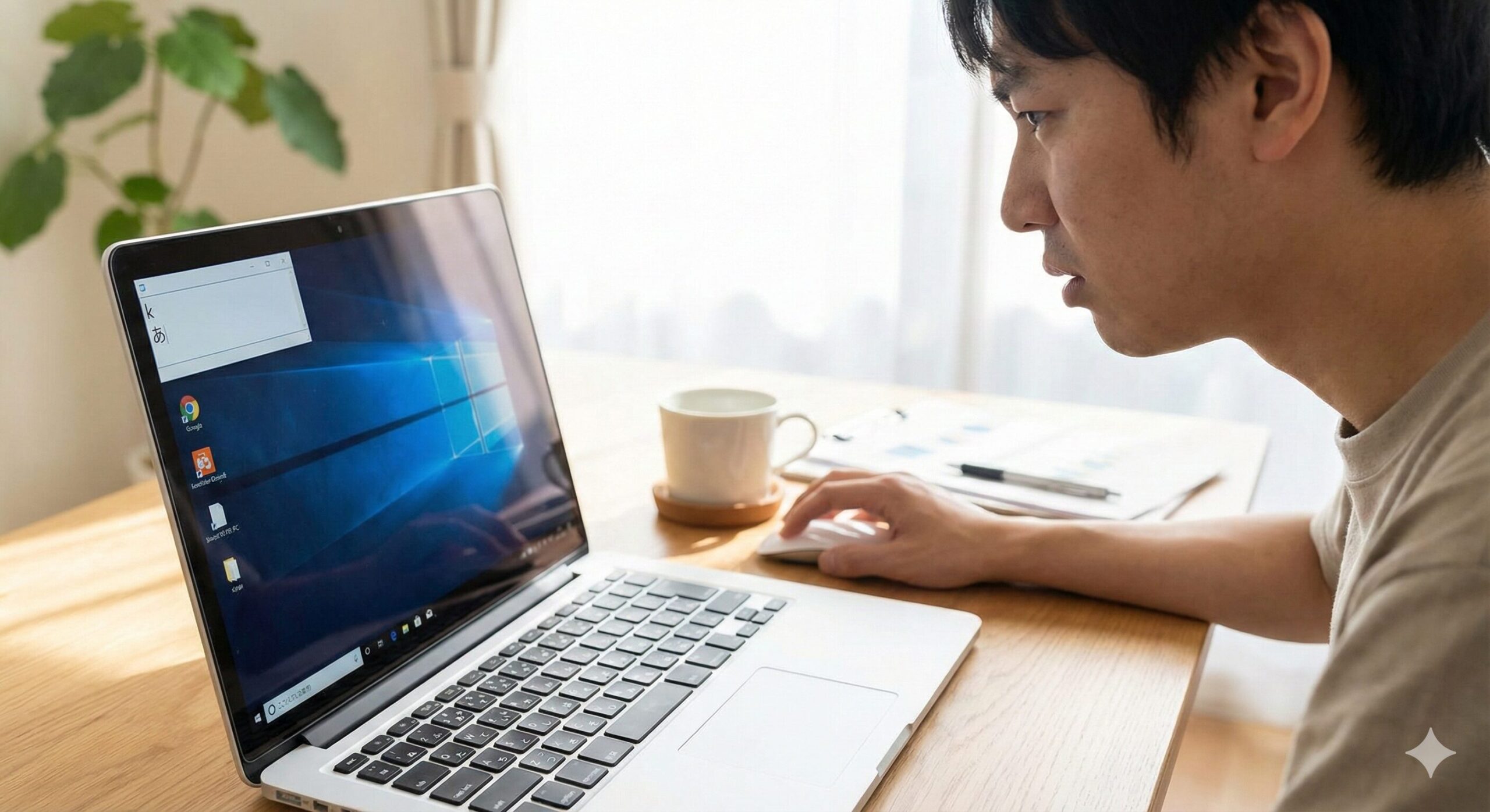 パソコン画面の左上に文字が出て直らない！5秒で消す解決策と設定法