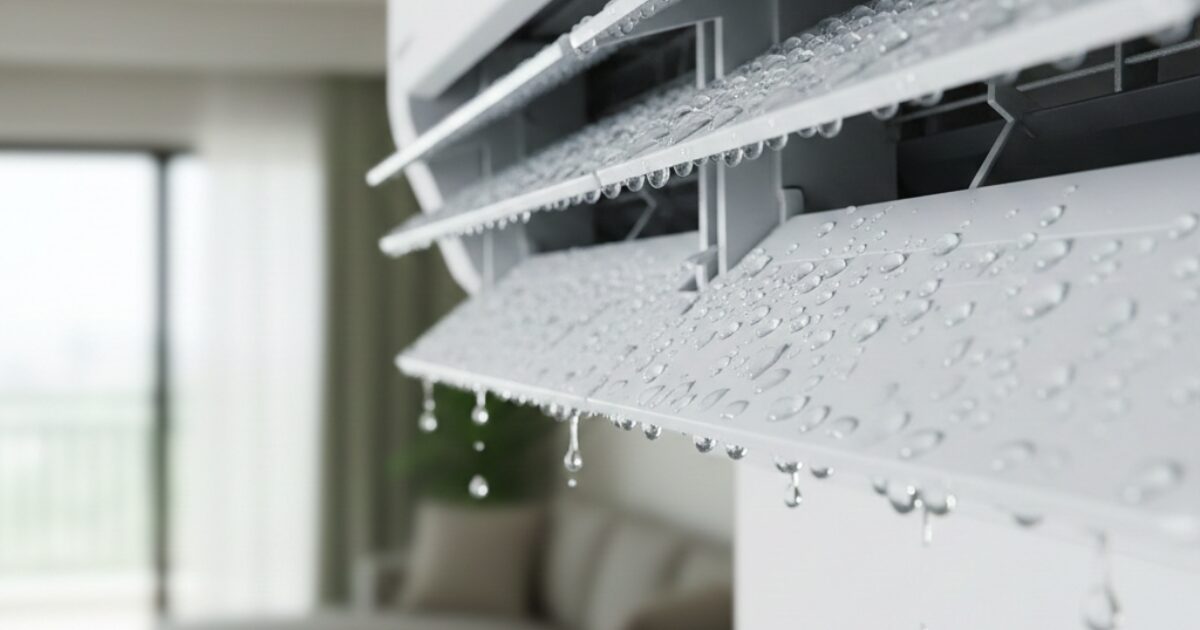 エアコンのルーバーに水滴がつくのは故障？自分でできる5つの対策
