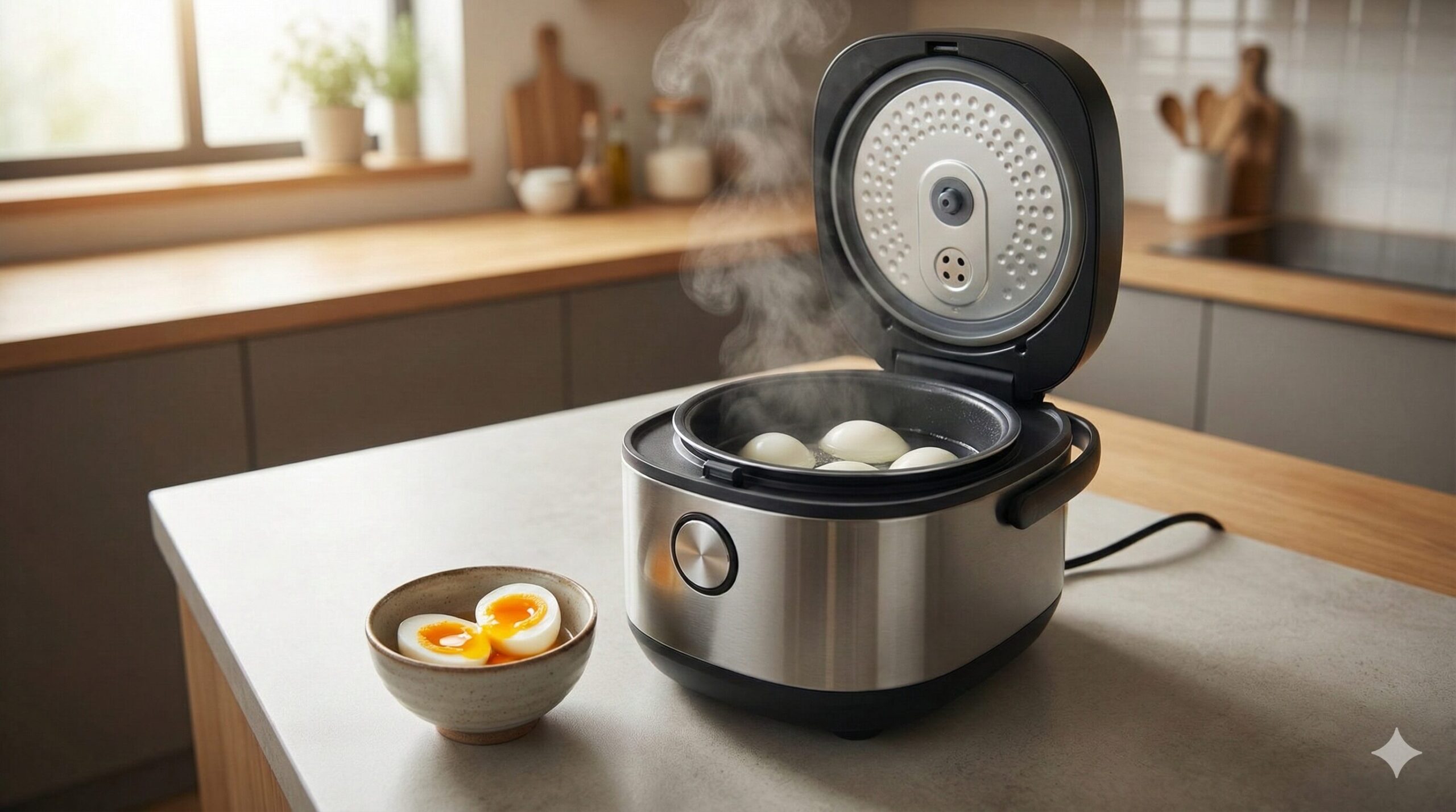 炊飯器でゆで卵を卵だけで作る手順！半熟も失敗しない時間とコツを徹底解説