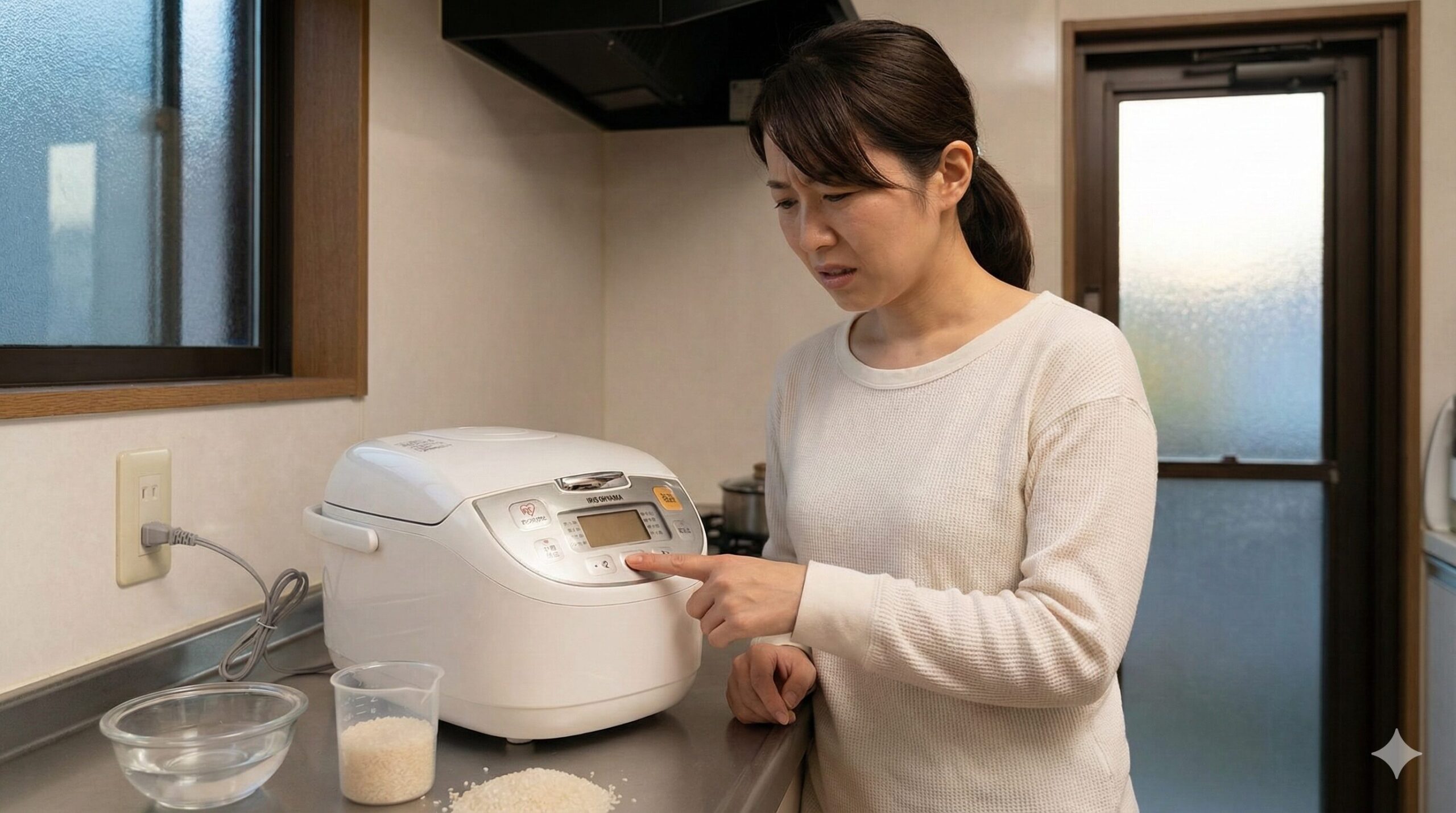 アイリスオーヤマの炊飯器のボタンが反応しない6つの原因とリセット方法