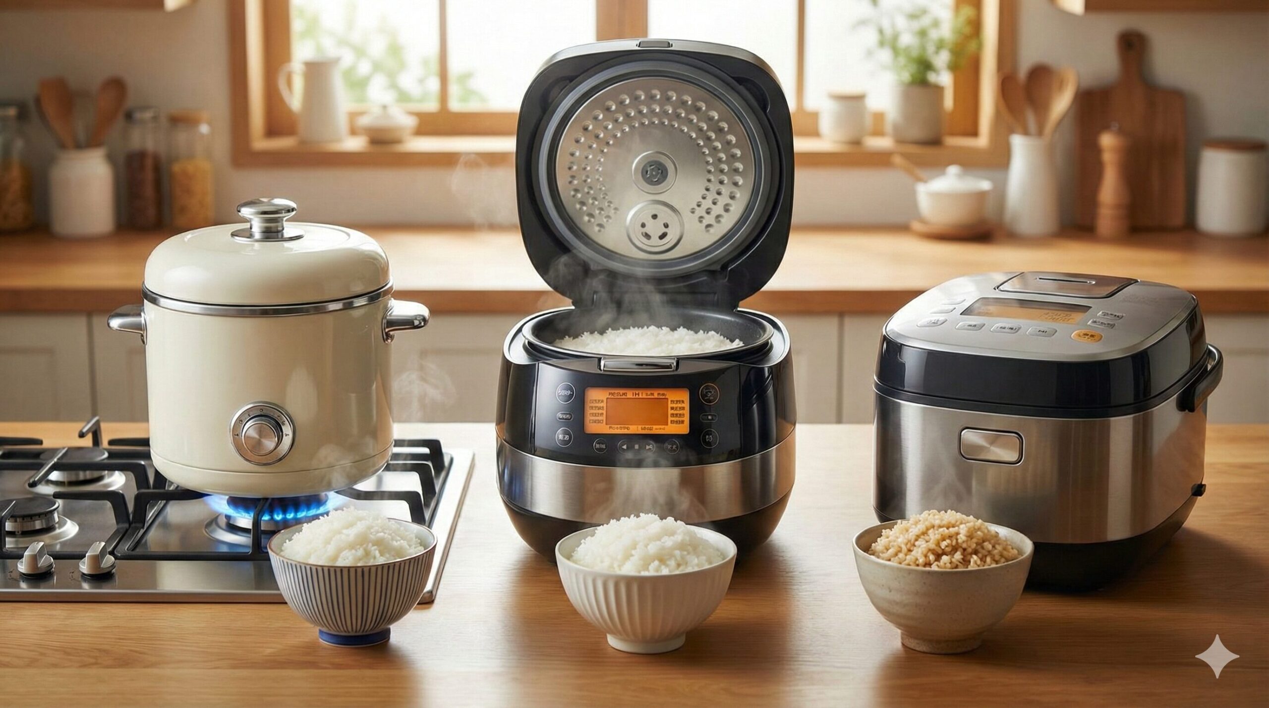 炊飯器：IH・圧力IH・ガス・電気の違いで味はどう変わる？玄米モードの性能差も比較