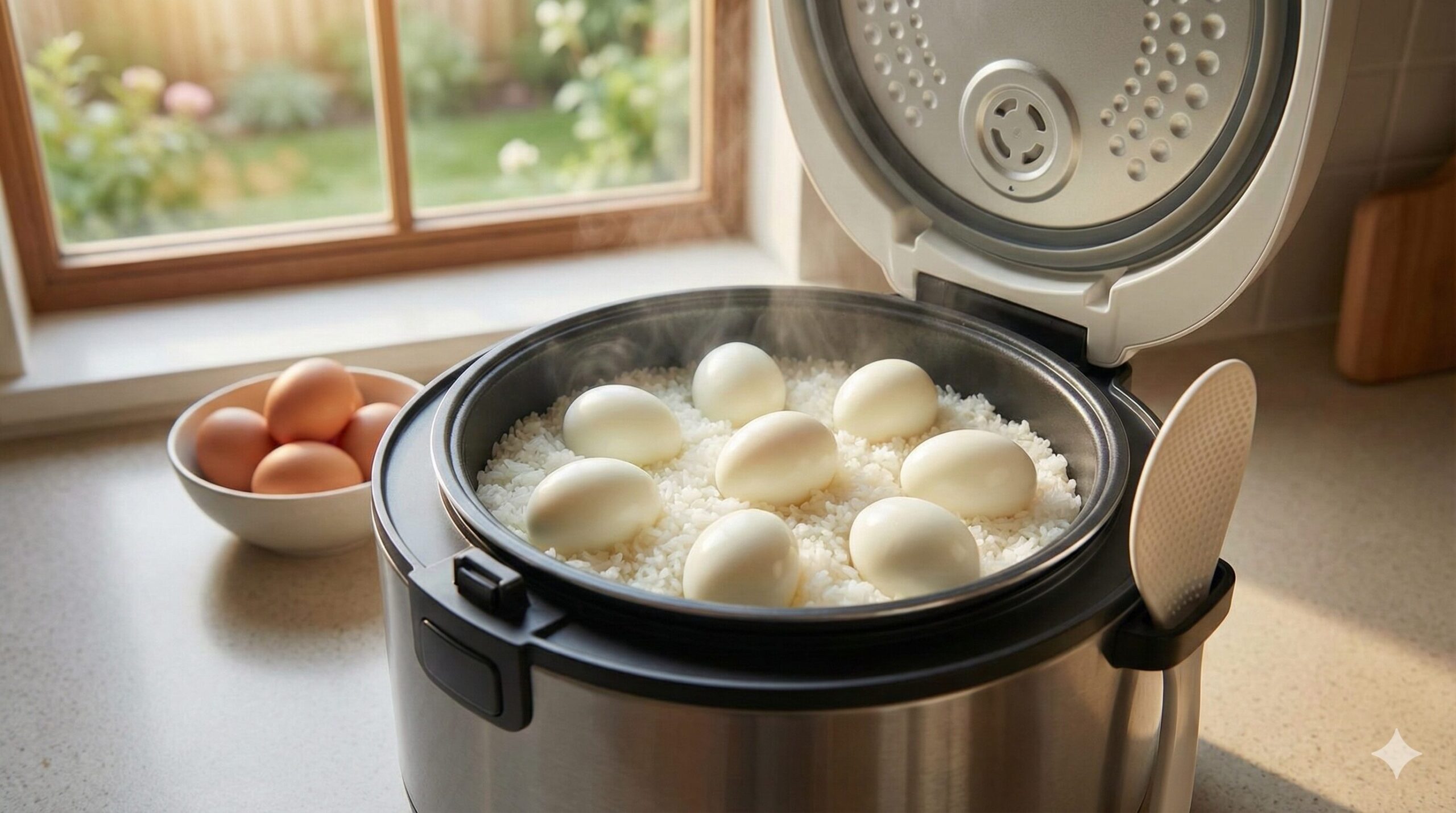 炊飯器でゆで卵を作る！アルミホイルなしでご飯と一緒に調理する手順や失敗しないコツ