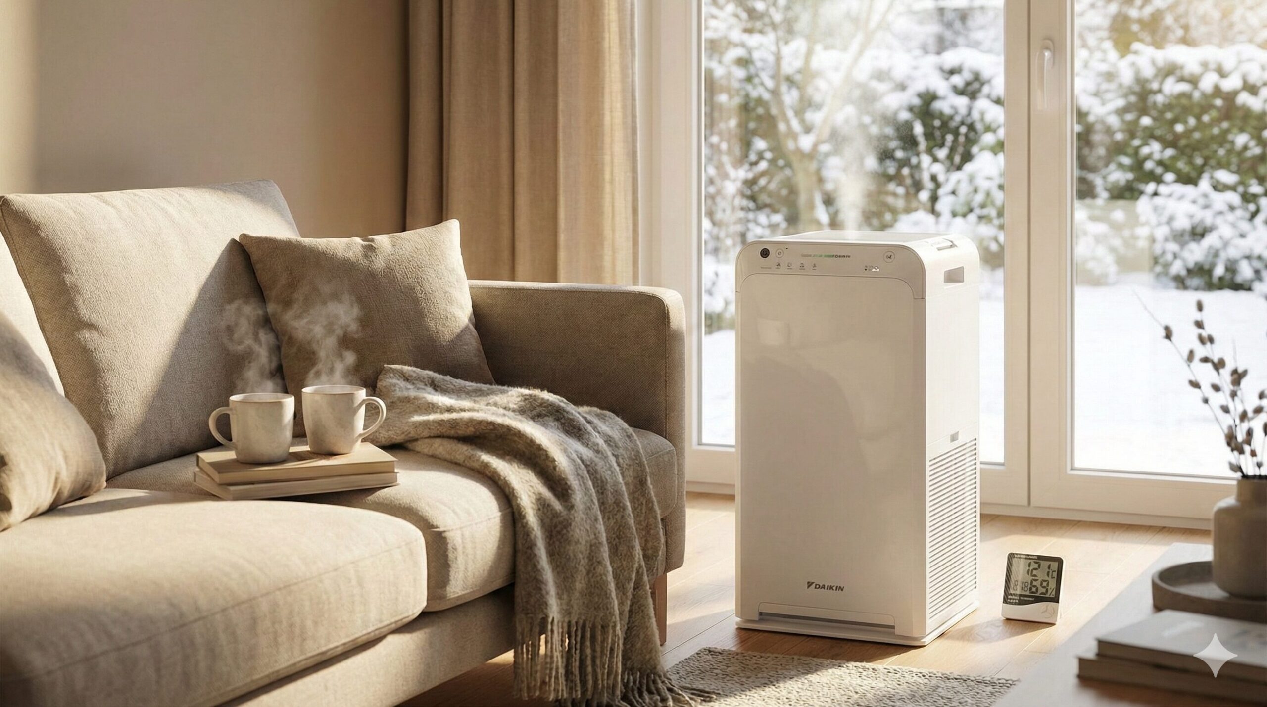 ダイキンの空気清浄機から出る風が寒い！加湿運転中なのに湿度が上がらない原因と対策