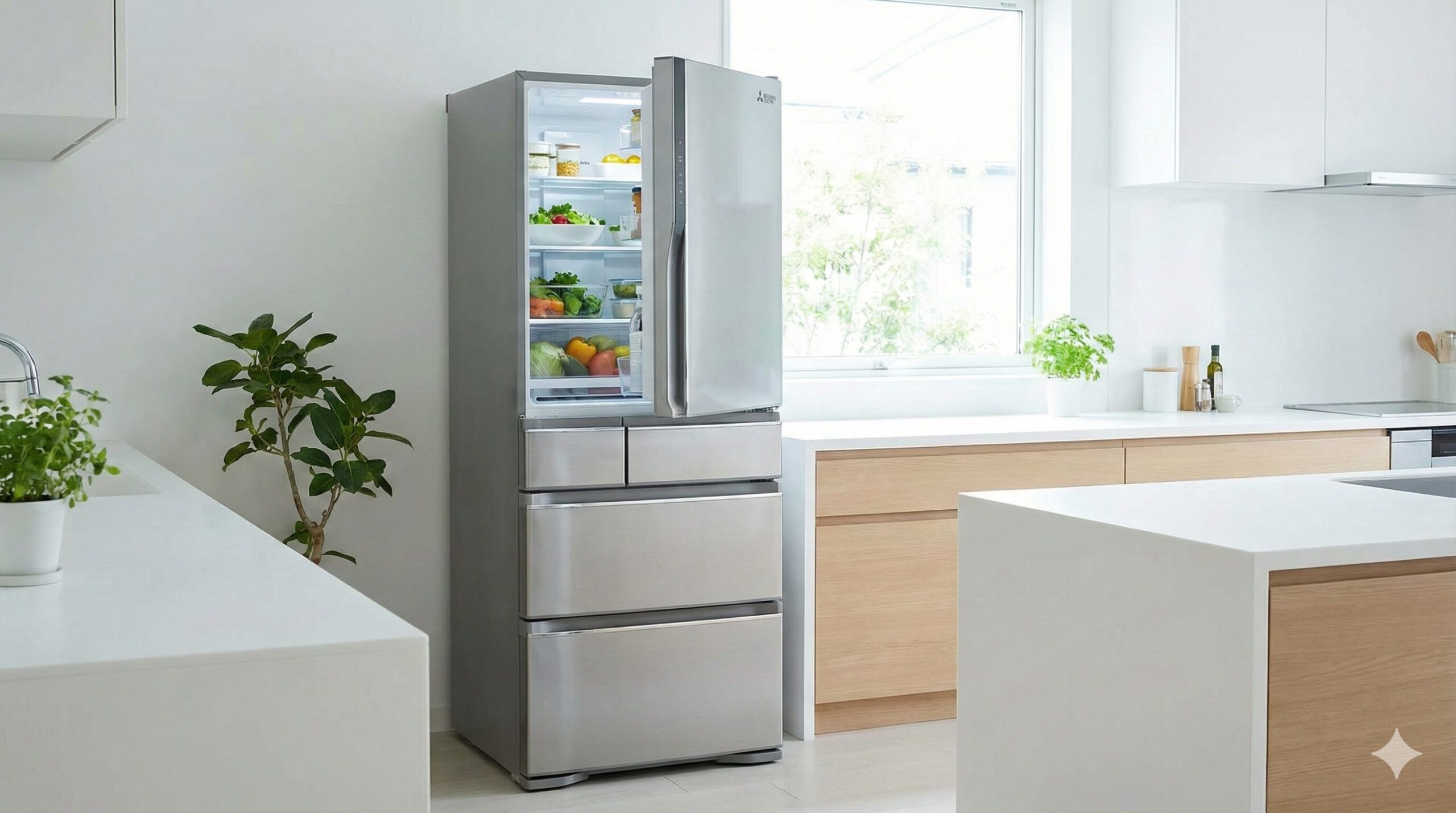 三菱電機の冷蔵庫が冷えない！星マーク点滅の意味と緊急時の電源トラブル対処法