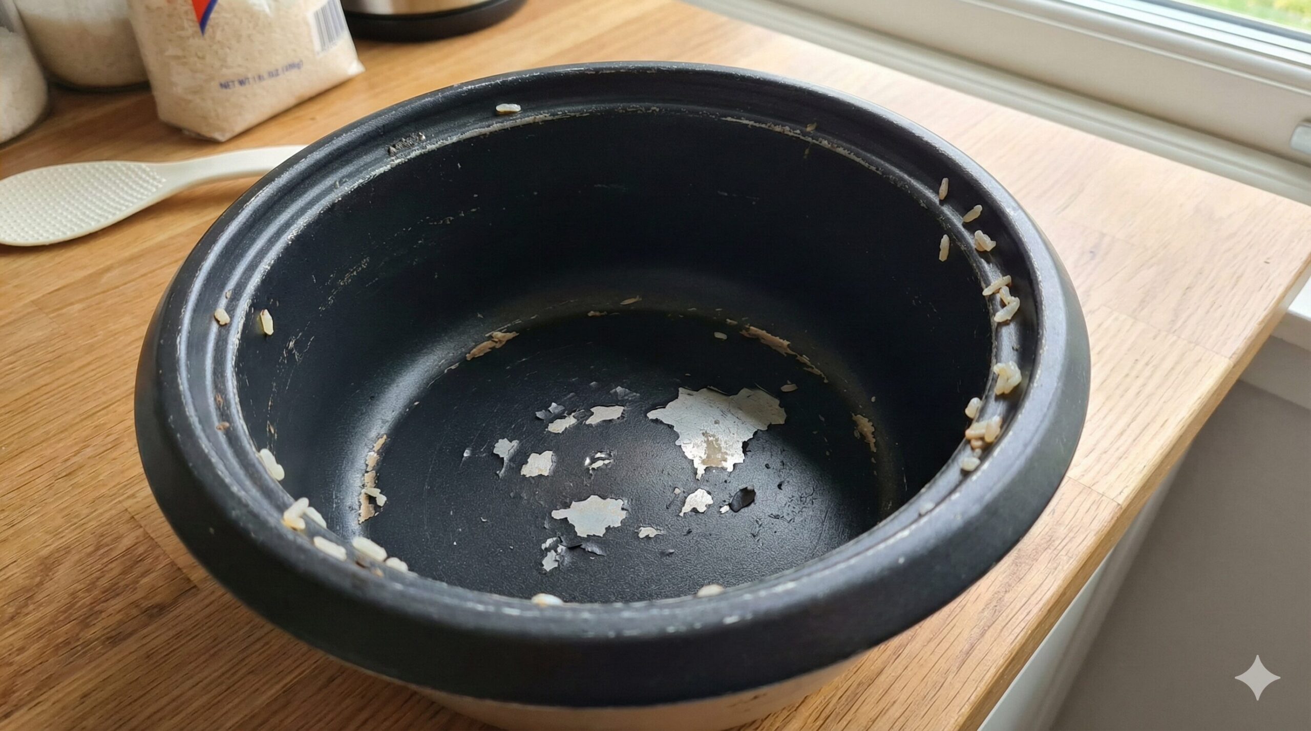 タイガーの炊飯器の内釜のはがれは危険？交換費用と土鍋割れの対処法