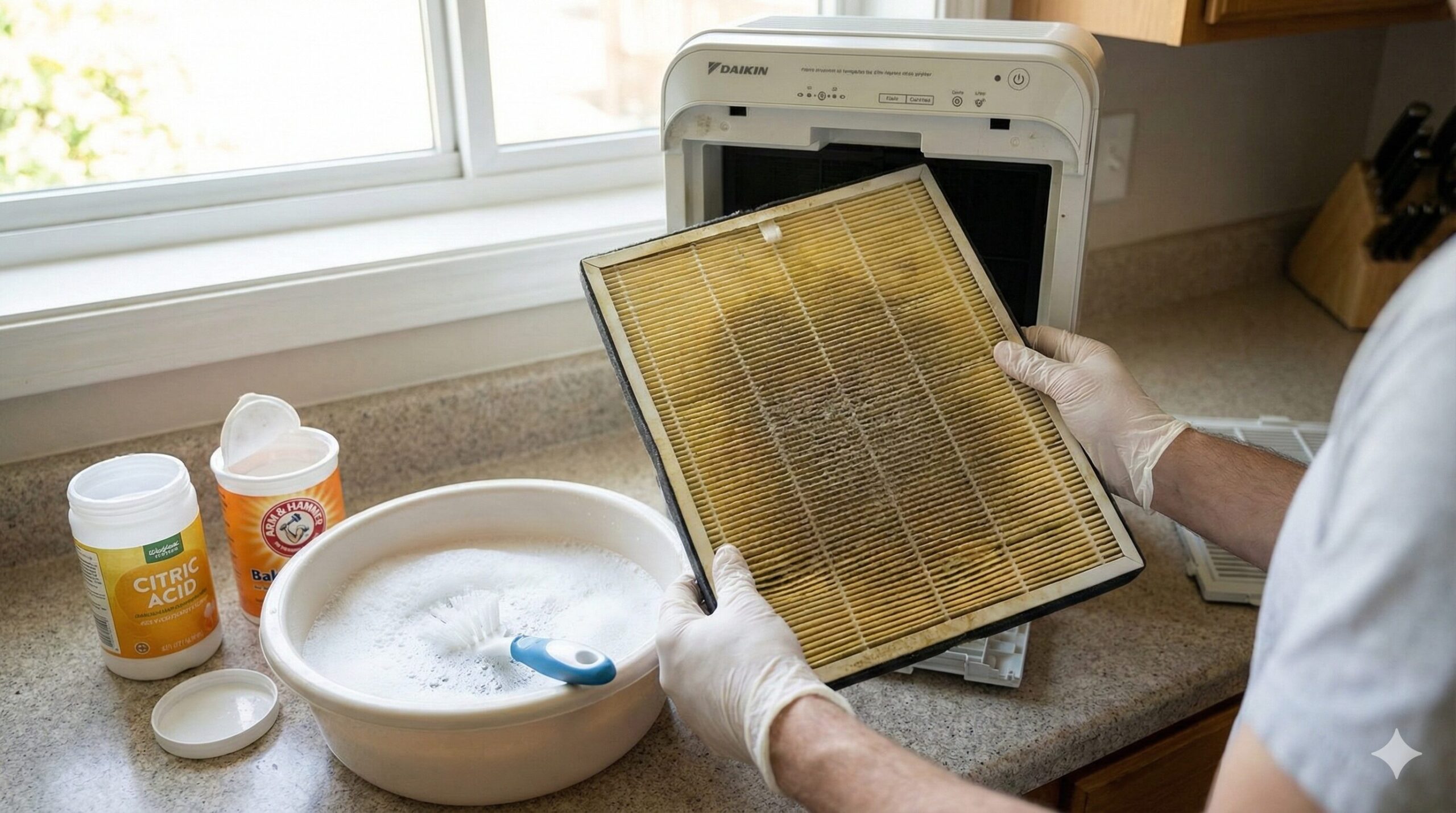 ダイキンの空気清浄機の臭いは掃除で直る？酸っぱい悪臭を消す5つの手順