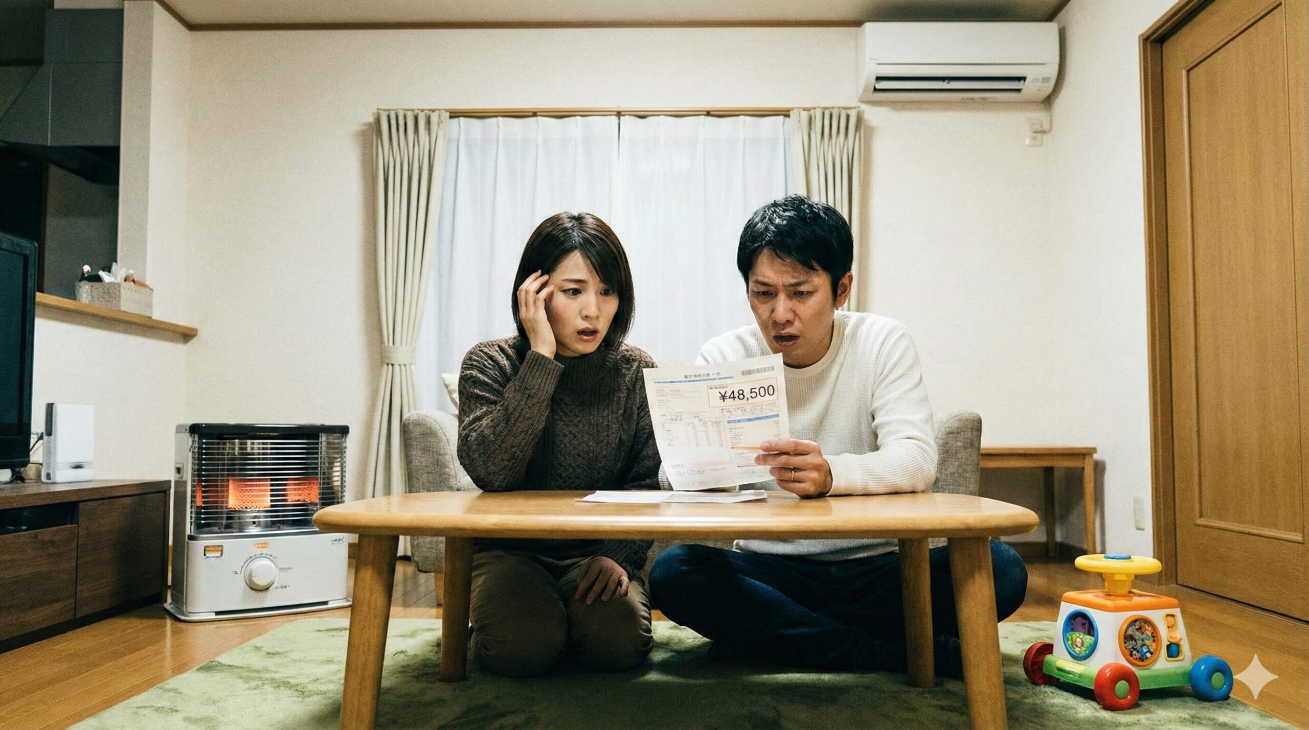 電気代が3万円〜5万円は高い？世帯人数別の平均額と高すぎる原因