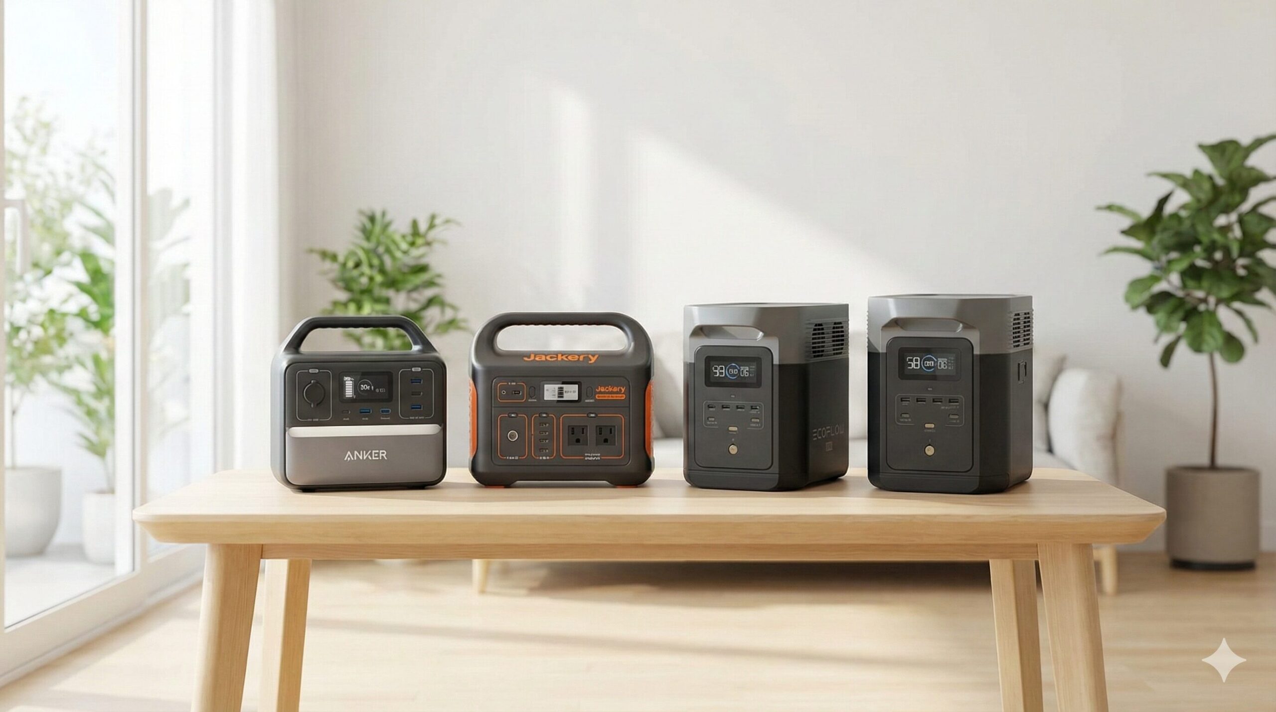 ポータブル電源のおすすめランキングTOP4！人気メーカーを徹底比較
