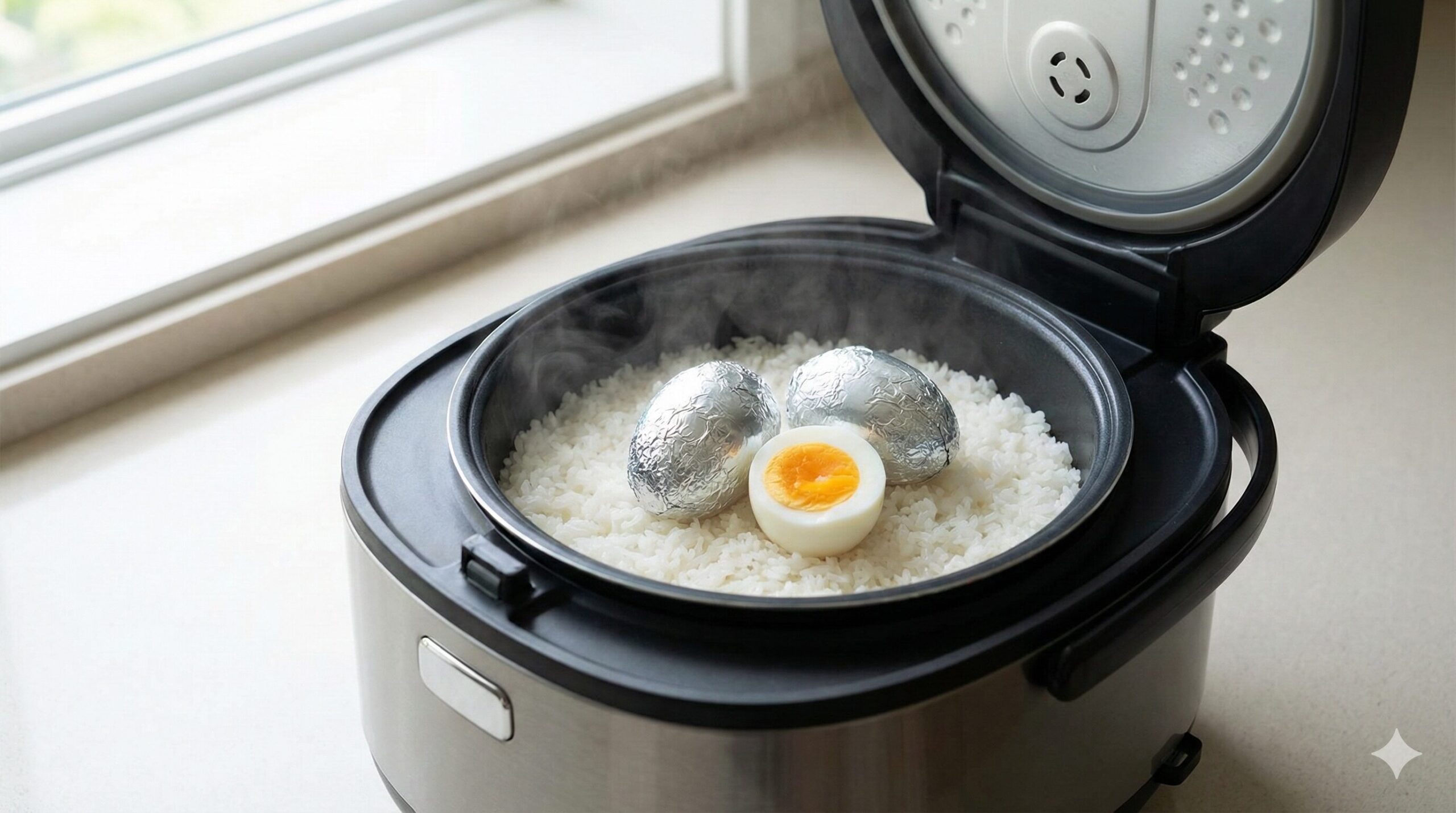炊飯器でゆで卵を作っても大丈夫？サルモネラ菌や爆発を防ぐ安全な作り方