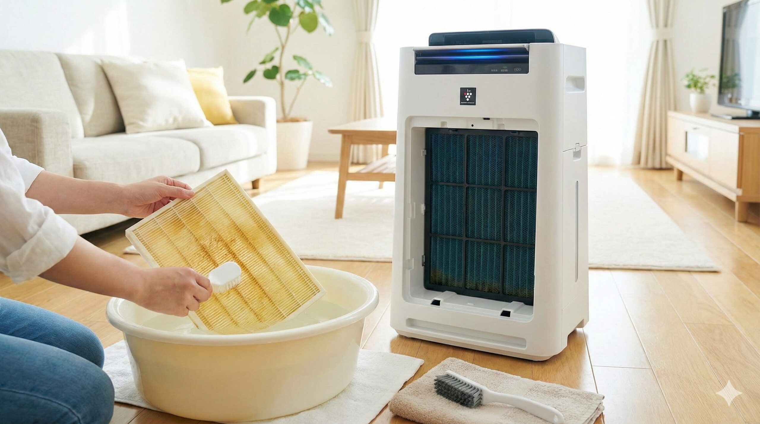 シャープの空気清浄機から酸っぱい臭いがする原因と5つの解決策