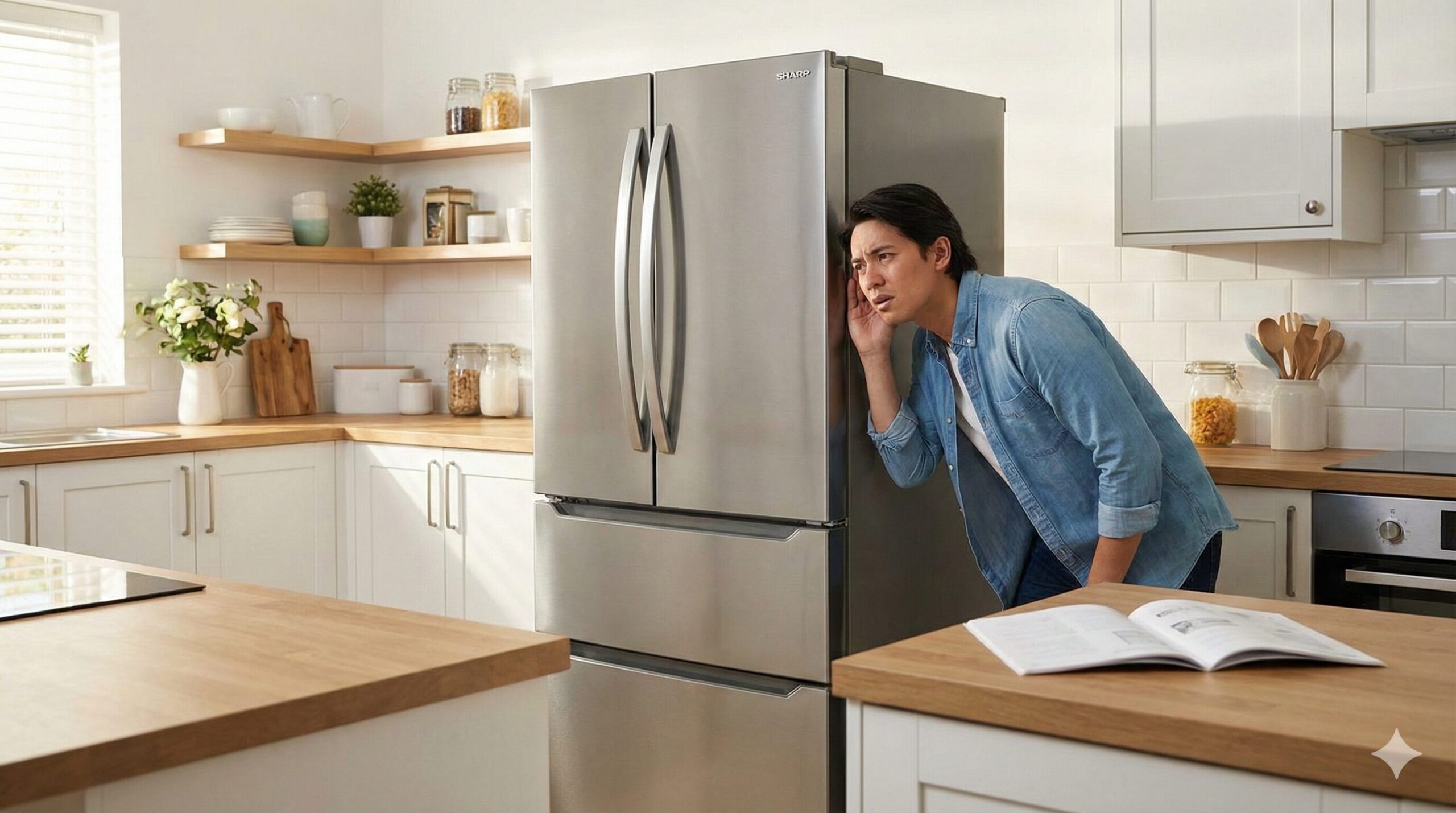 シャープの冷蔵庫がうるさい！ブーンという異音やピーピー警告音を止める5つの方法と寿命のサイン