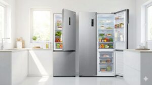 シャープの冷蔵庫の扉は付け替え可能？自分でできる機種と左右開き対応モデル