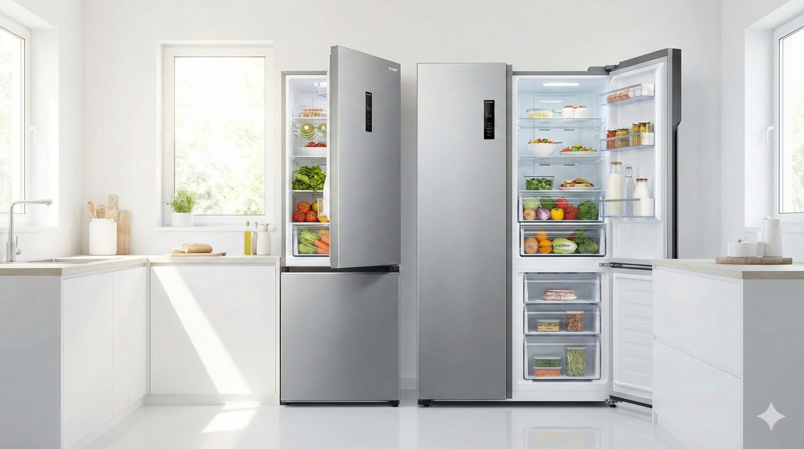 シャープの冷蔵庫の扉は付け替え可能？自分でできる機種と左右開き対応モデル