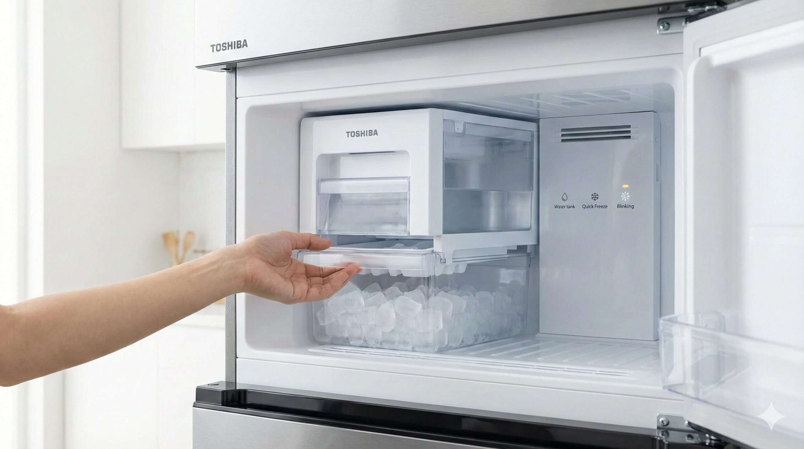 東芝の冷蔵庫の製氷機トラブル！氷ができない原因と5つの解決策