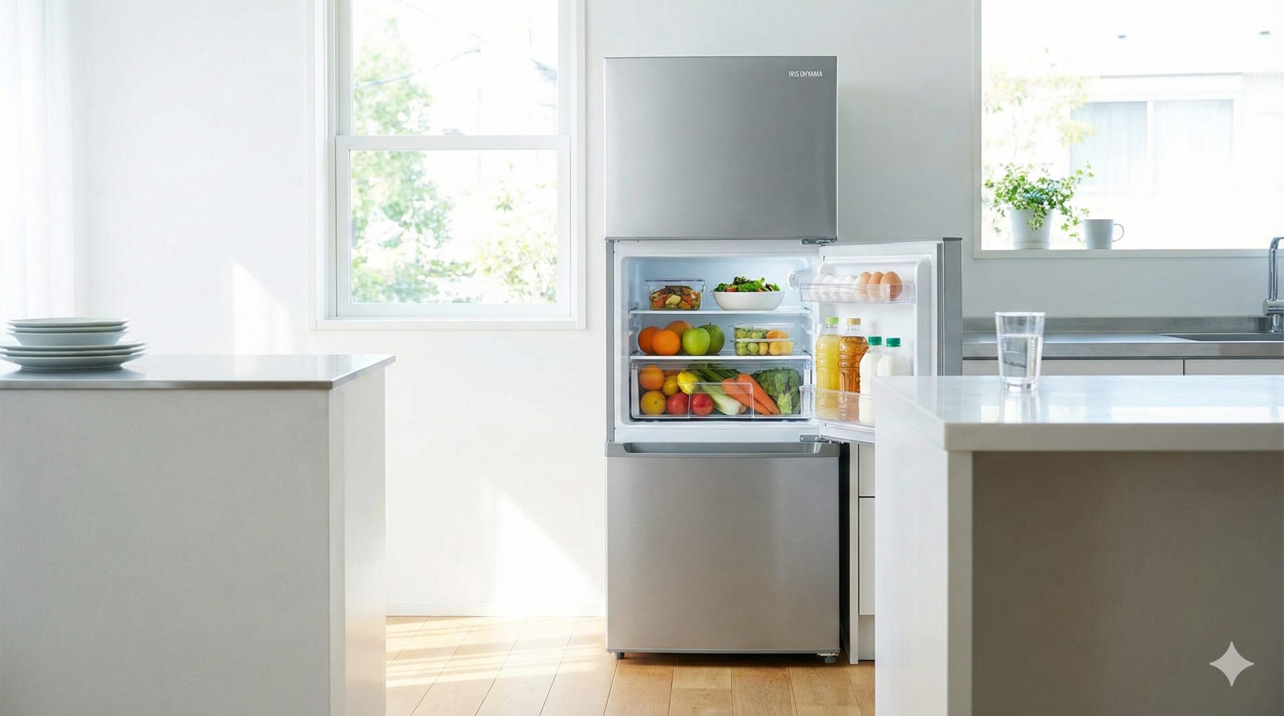 アイリスオーヤマの冷蔵庫は何ワット？電気代とポータブル電源の目安