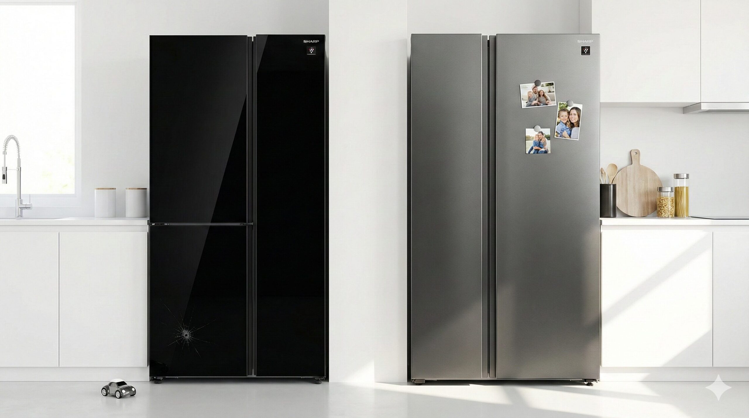 シャープの冷蔵庫のガラスドアは割れる？修理代の目安と割れないモデルの選び方