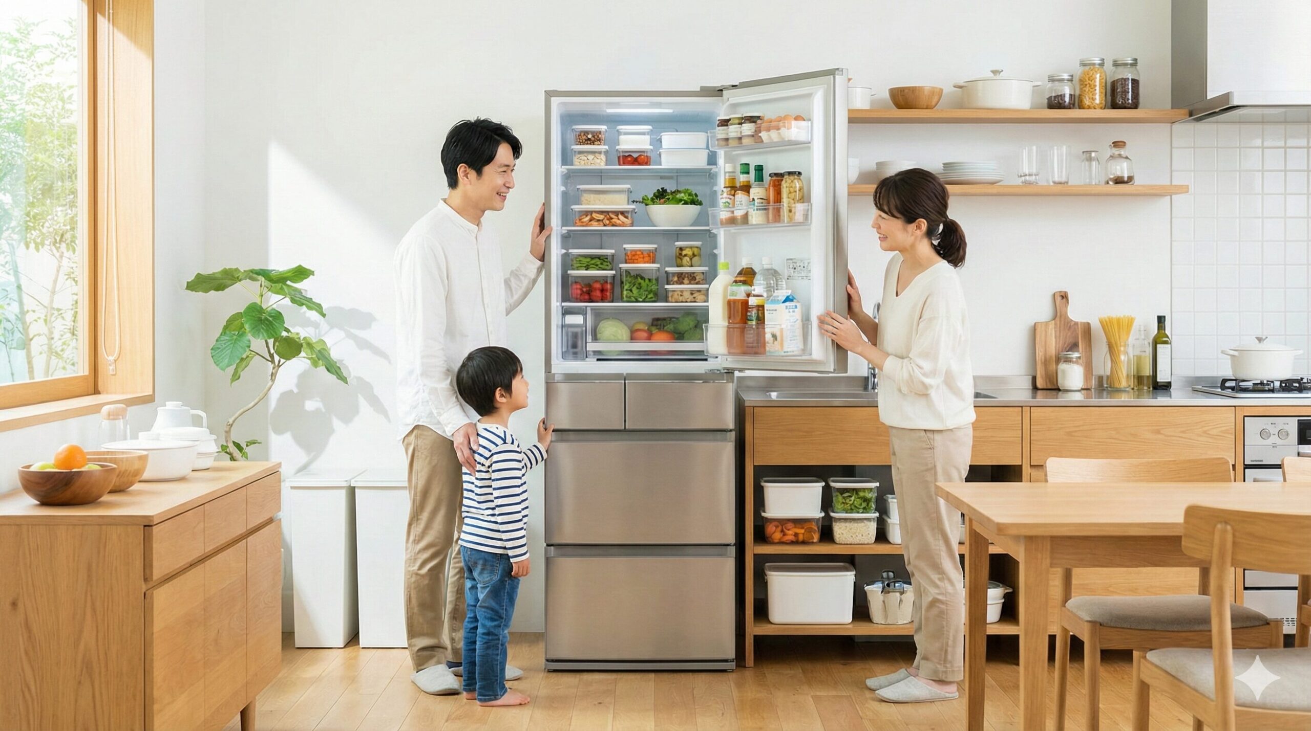 無印の冷蔵庫は4人家族で足りる？355Lを選ぶ5つの理由と収納術