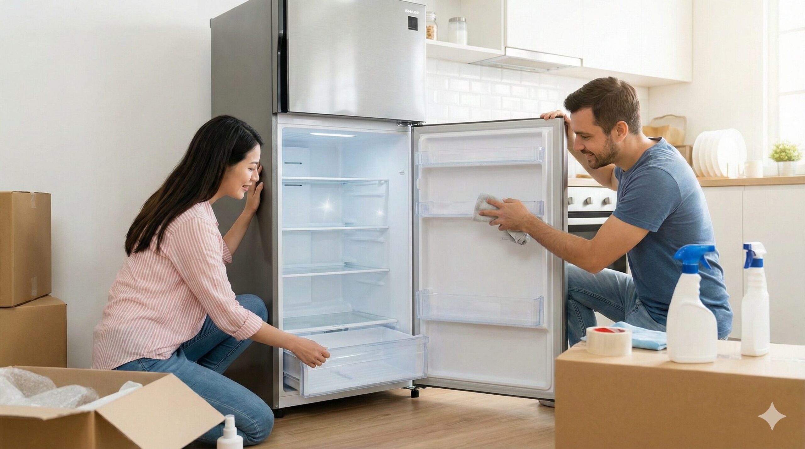 シャープの冷蔵庫の正しい水抜き手順！移動方法とコンセントを抜くタイミング