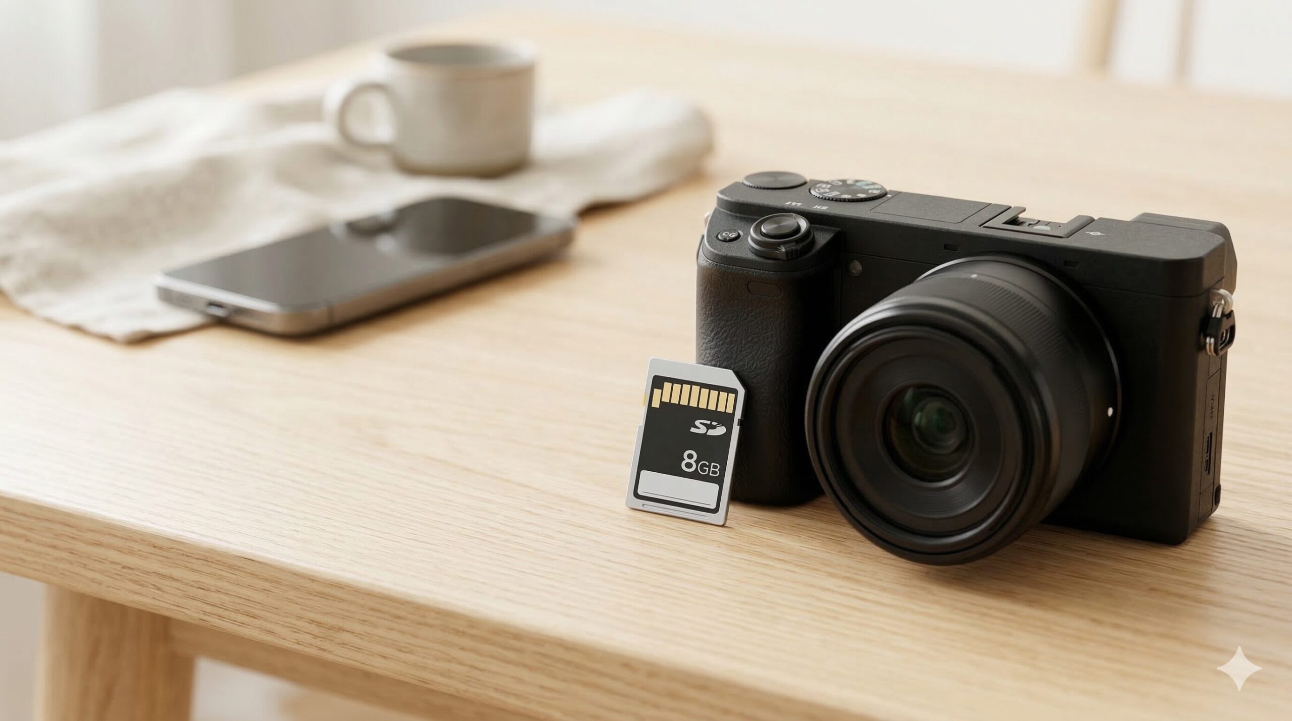 8GBのSDカードで写真は何枚撮れる？画素数やカメラ別の目安を解説