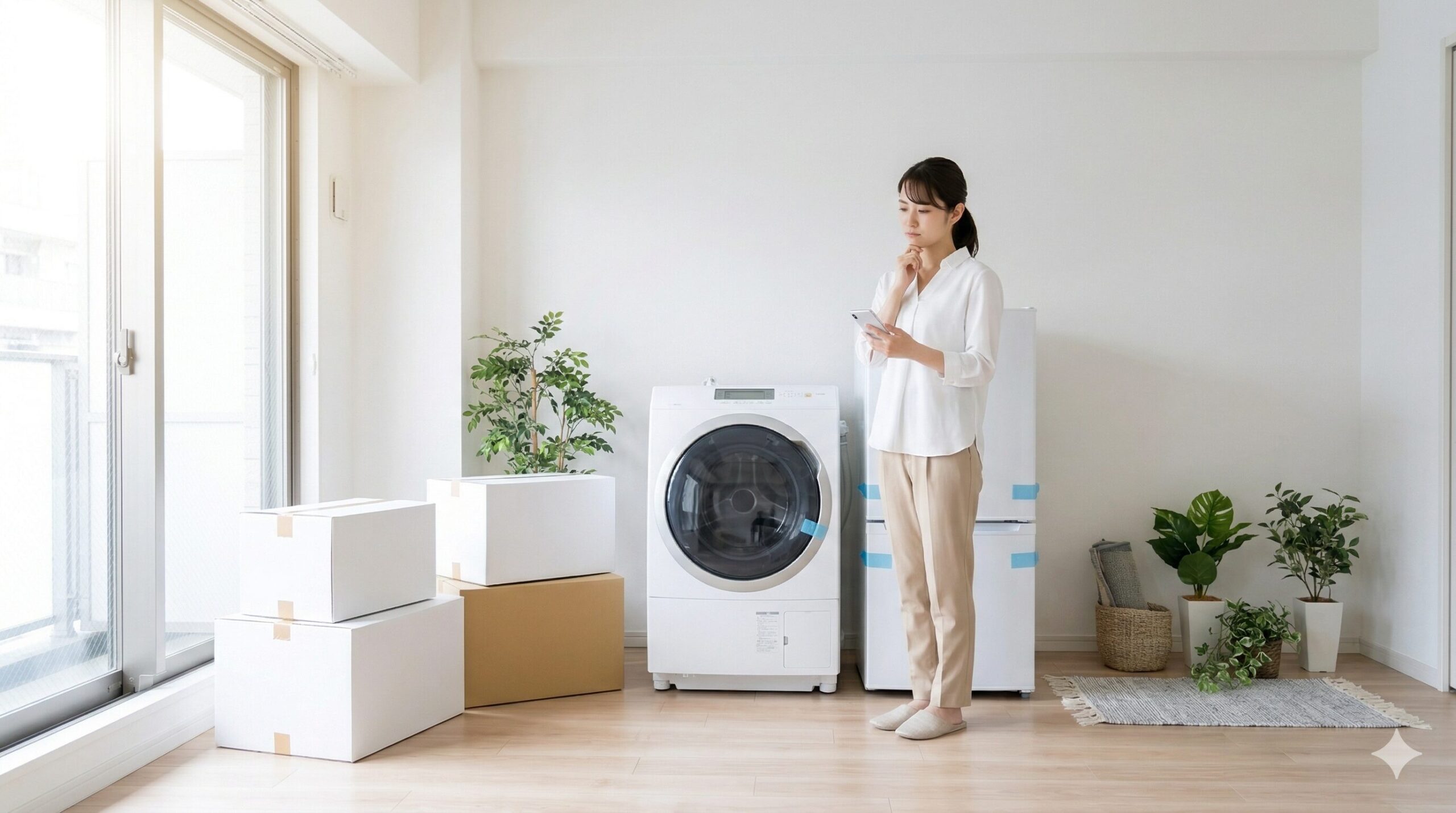 新居への引っ越しで家電はいつ買うべき？失敗しない購入タイミング