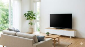 9畳の部屋に適したテレビのサイズは?失敗しない選び方と視聴距離の目安