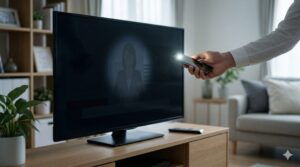テレビ画面がうっすら映る原因はバックライトの故障？応急処置の方法を徹底解説