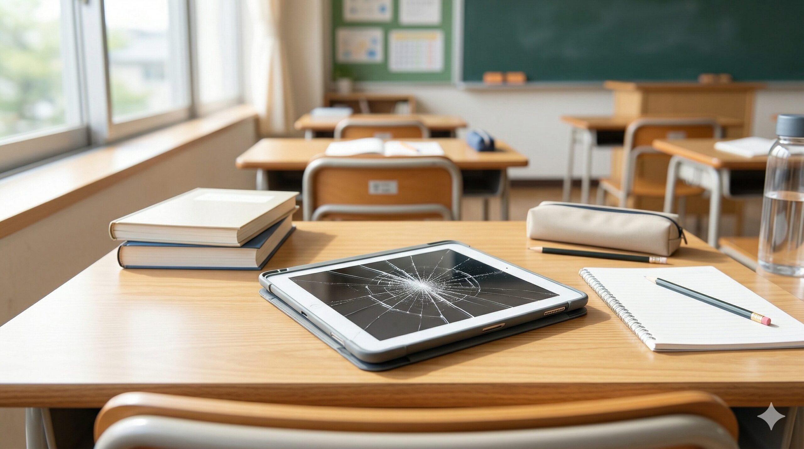学校のタブレットを壊したら怒られる？画面割れの修理代を徹底解説