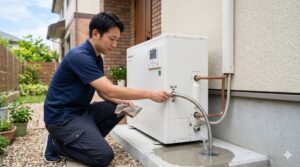 エコキュート 水抜き後 ゴボゴボ
