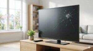 割れた液晶テレビを自分で治すのは不可能！応急処置の方法を徹底解説