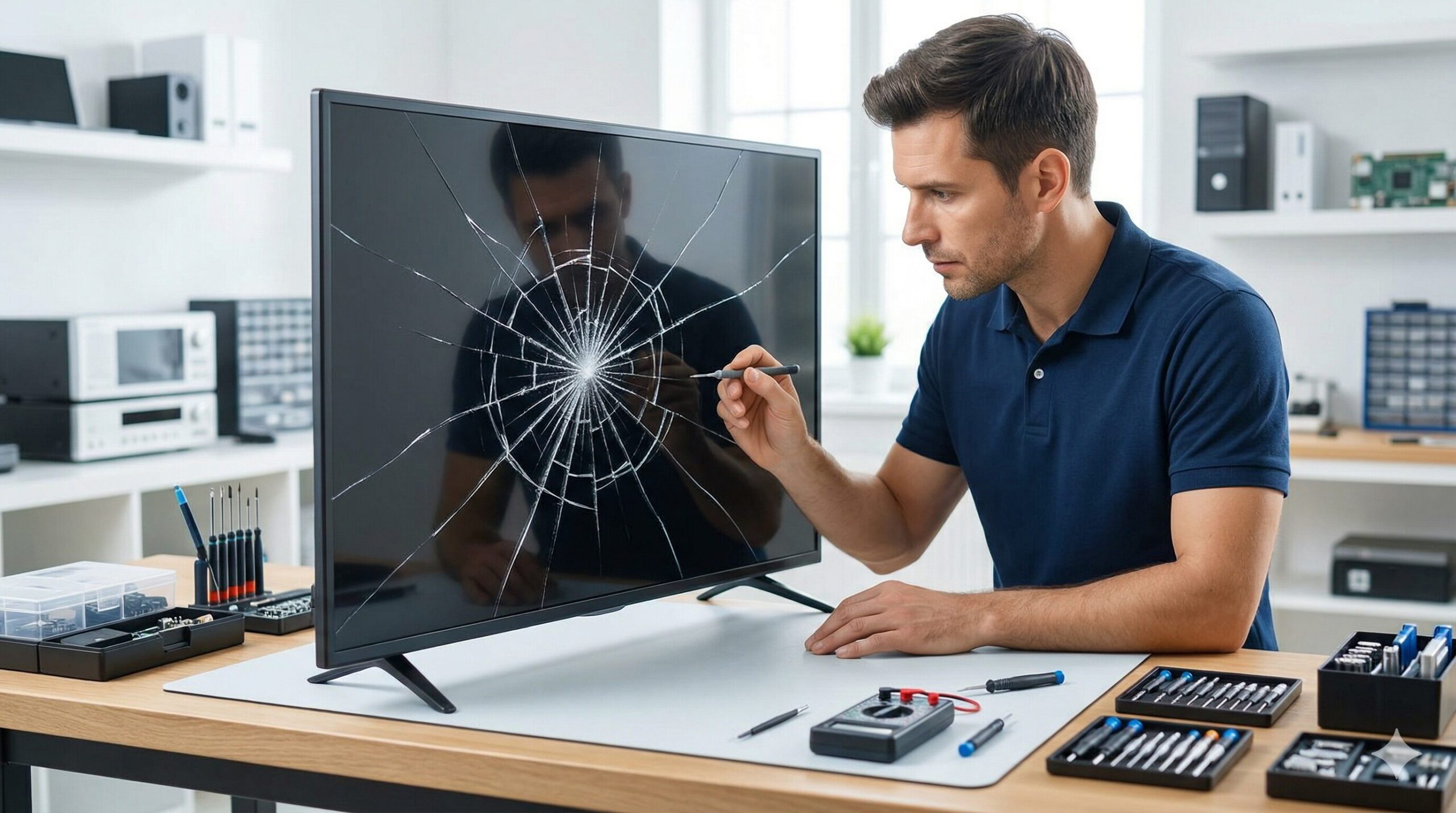 テレビの液晶割れの修理代は安い？ソニーなど主要メーカーの修理費用を徹底解説
