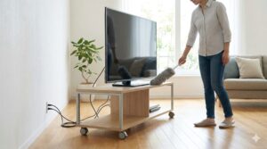 キャスター付きのテレビ台のデメリットを徹底解説