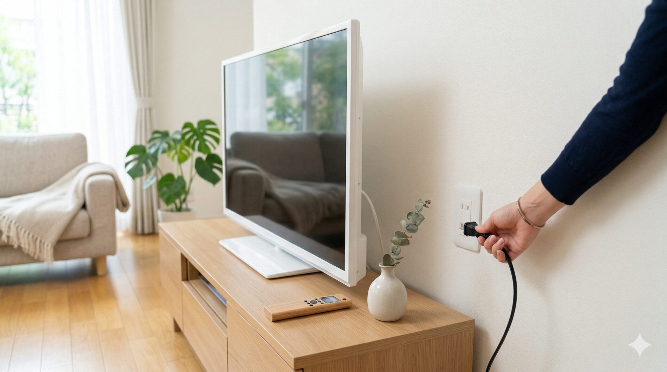 テレビのコンセントを抜く行為は故障のリスクを高めるのか徹底解説