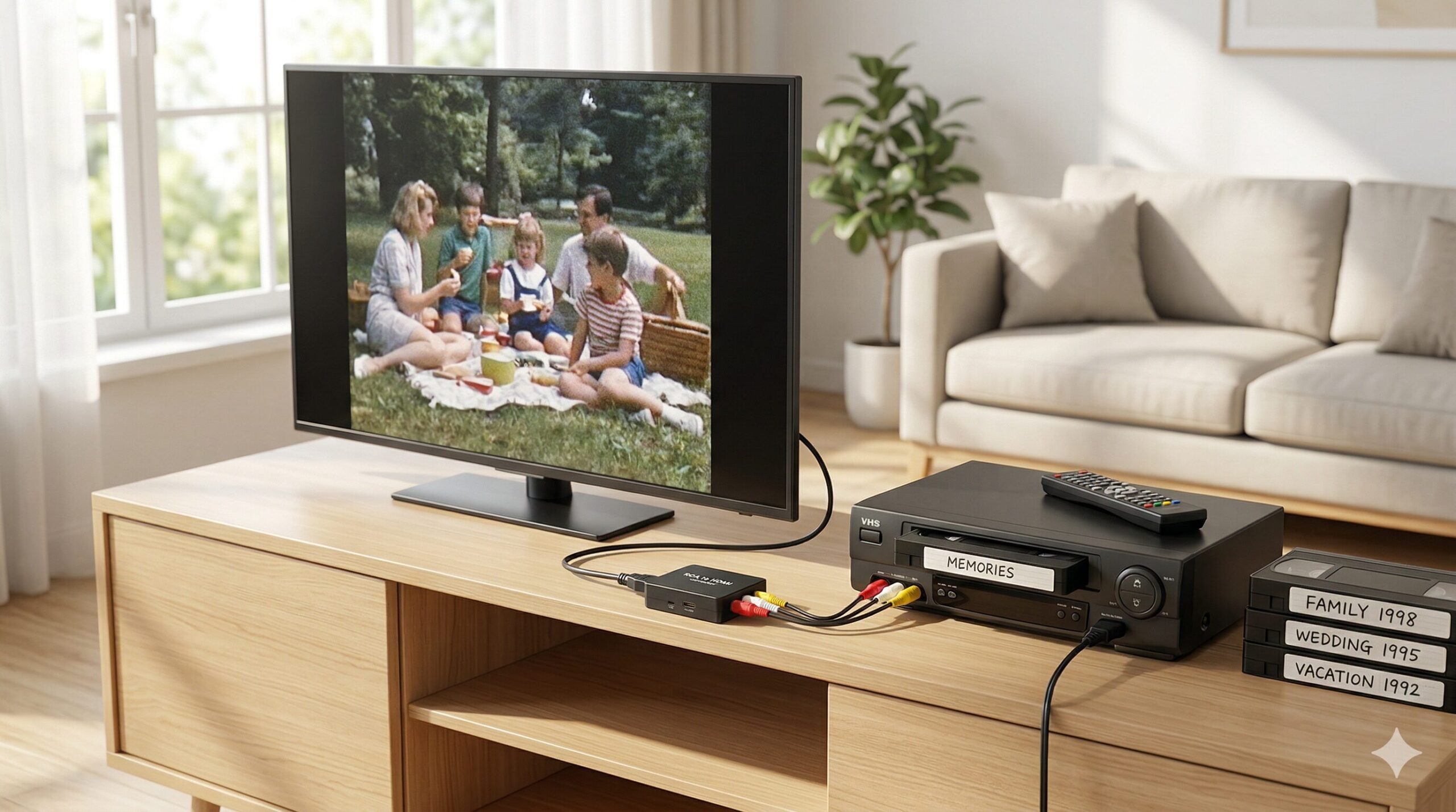 古いビデオデッキと液晶テレビの接続方法！HDMI変換器を使ったつなぎ方を徹底解説