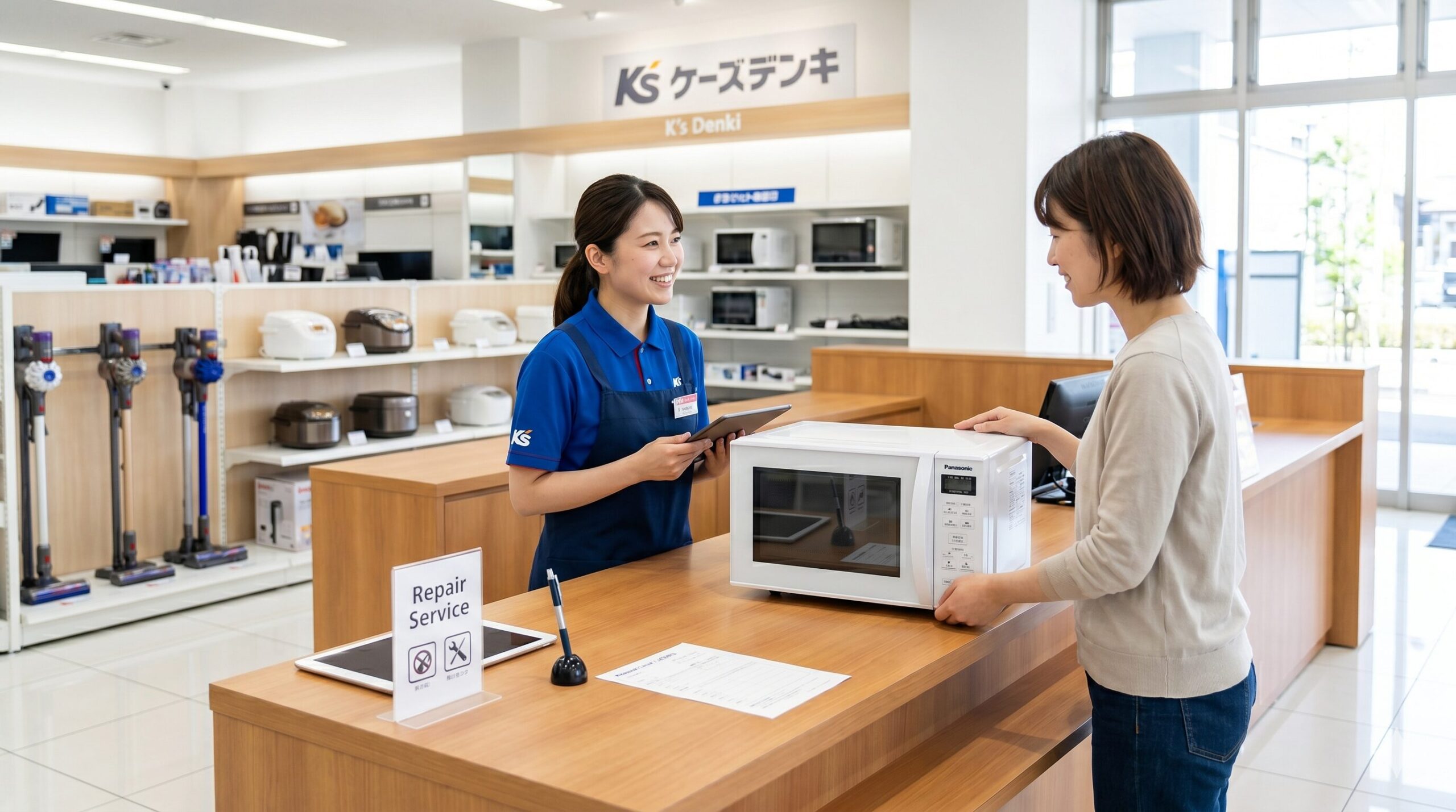 ケーズデンキ 修理 持ち込み